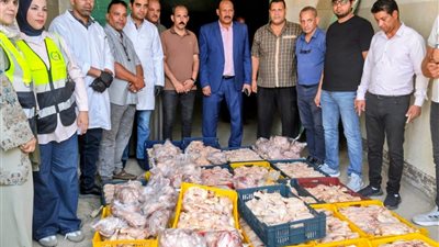 ضبط 460 كيلوجراما من الدواجن ومصنعات اللحوم الفاسدة بسوهاج