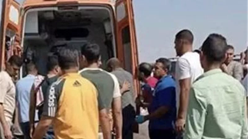 إصابة 12 طالبًا جامعيًا في تصادم ميكروباص وسيارة نقل بالطريق الصحراوي الشرقي بالمنيا