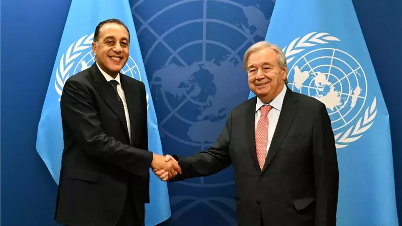 مدبولى يلتقي الأمين