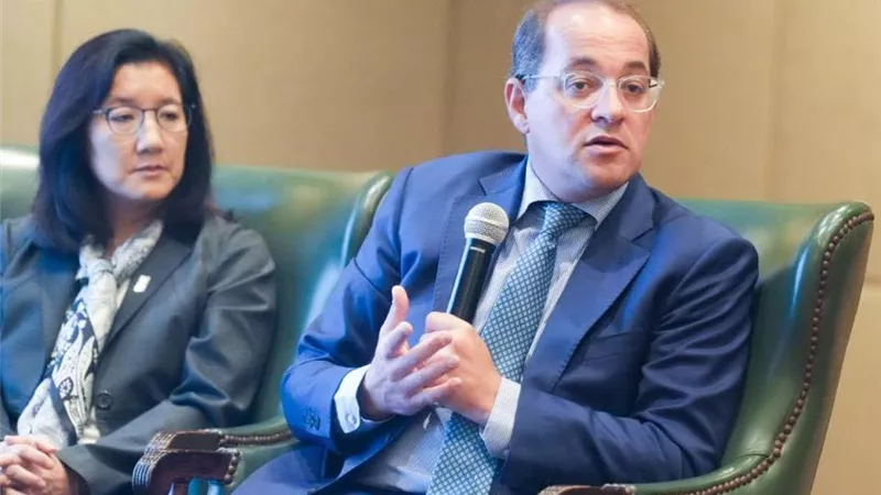 تنمية الموارد وتوطين الإنفاق.. أبرز رسائل وزير المالية خلال جلسة نقاشية بأسوان