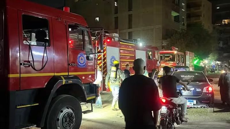 السيطرة الكاملة على حريق بجوار مصنع الشبراويشي بالعمرانية 