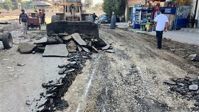 محافظ الجيزة يعلن بدء أعمال تطوير وتوسعة ورصف طريق المنصورية