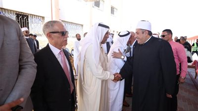 الشيخ أيمن عبدالغني ومحافظ شمال سيناء يفتتحان مجمعين أزهريين بتكلفة 143 مليون جنيه