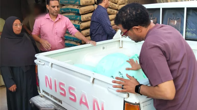 ضبط نصف طن دقيق بلدي مدعم داخل ماكينة طحين بالمنوفية
