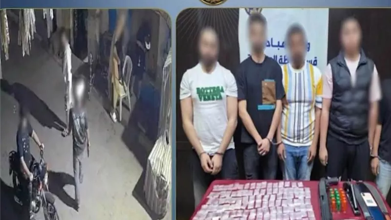 أجهزة الأمن بالجيزة تسقط عصابة 
