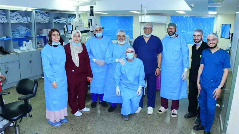 140عملية مياه بيضاء في 12 ساعة.. قافلة طبية بجامعة سوهاج تستهدف مرضى العيون