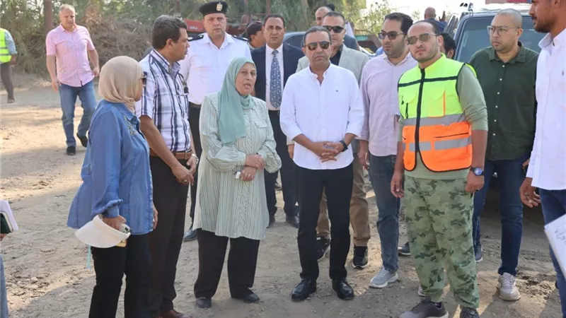 محافظ المنوفية يتفقد مبنى المرور الجديد بالباجور 