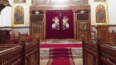 ضبط المتهم بإشعال النيران داخل كنيسة السيدة العذراء بالجيزة