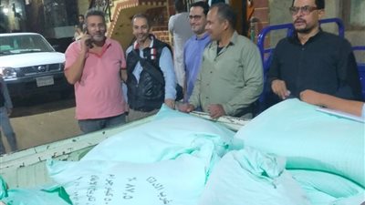 ضبط 2.5 طن دقيق بلدي مدعم قبل بيعها بالسوق السوداء بالمنوفية