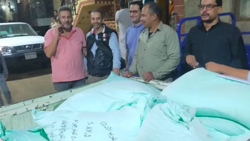 ضبط 2.5 طن دقيق بلدي مدعم قبل بيعها بالسوق السوداء بالمنوفية
