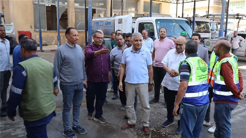 جولة ميدانية بمحطات مياه الشرب والصرف الصحي في سوهاج لمتابعة كفاءة التشغيل