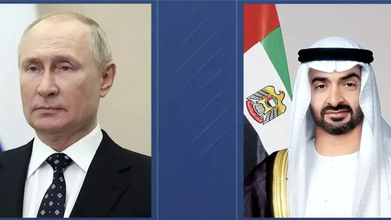 بوتين ومحمد بن زايد يبحثان تطورات الشرق الأوسط