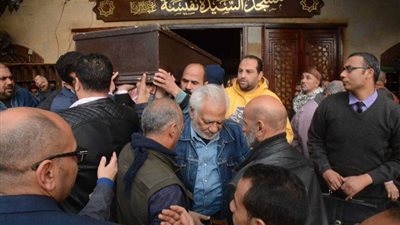 بالصور.. جنازة الفنانة نادية فهمي بالسيدة نفيسة