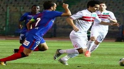 شوط أول سلبي بين الزمالك وبتروجيت في الدوري العام