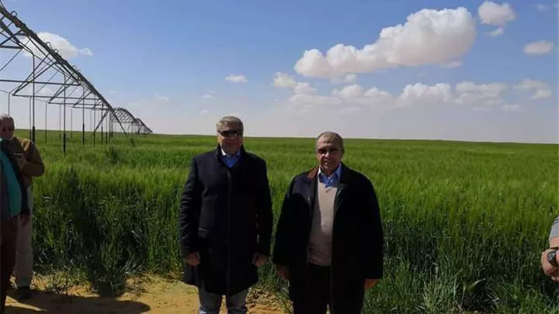 وزير الزراعة يتفقد مزرعة الـ 4 محاصيل بمشروع المليون ونصف فدان بالمنيا