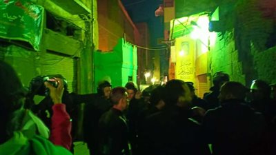النيابة تعاين موقع الحادث الإرهابي بالدرب الأحمر