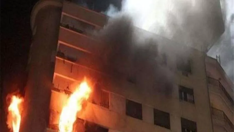 نشوب حريق بشقة سكنية في الجمالية
