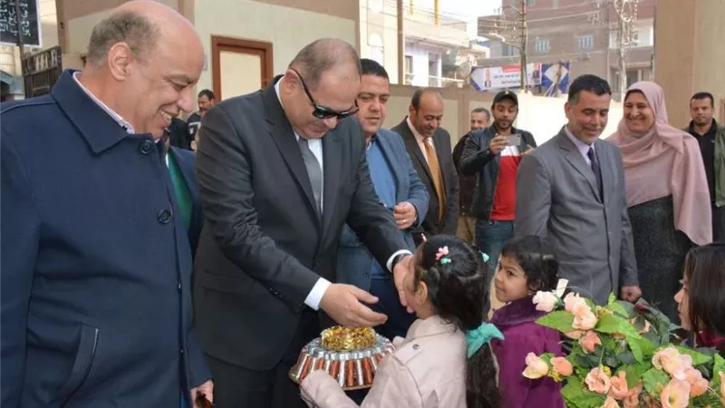 محافظ الغربية يفتتح عدد من المدارس بقرى مركز طنطا