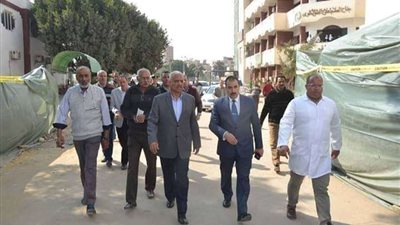 محافظ السويس يتفقد مبنى الغسيل الكلوي بمستشفى السويس العام