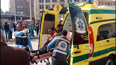 ننشر أسماء مصابين حادث محطة مصر