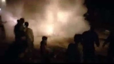 السيطرة على حريق فى سيارة ميكروباص بالغربية
