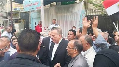 محافظ الجيزة يتفقد اللجان بمراكز ومدن البدرشين