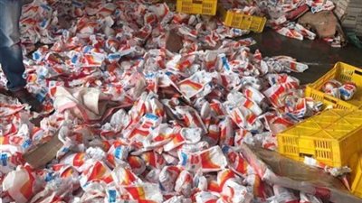 بالصور.. مباحث الفيوم تضبط  70 طن دجاج مجمد فاسد
