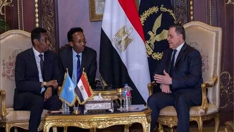 بالصور.. وزير داخلية الصومال يشيد بخبرات مصر في تدريب الكوادر الشرطية
