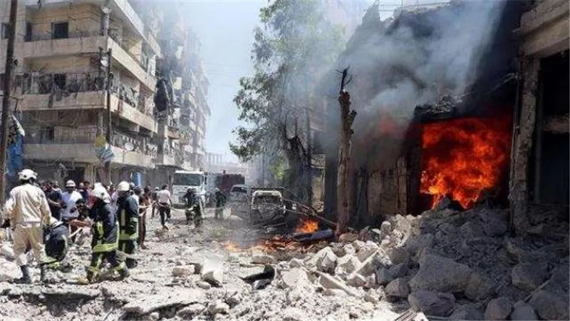 دوي انفجارات ضخمة في منطقة القطيفة بريف دمشق