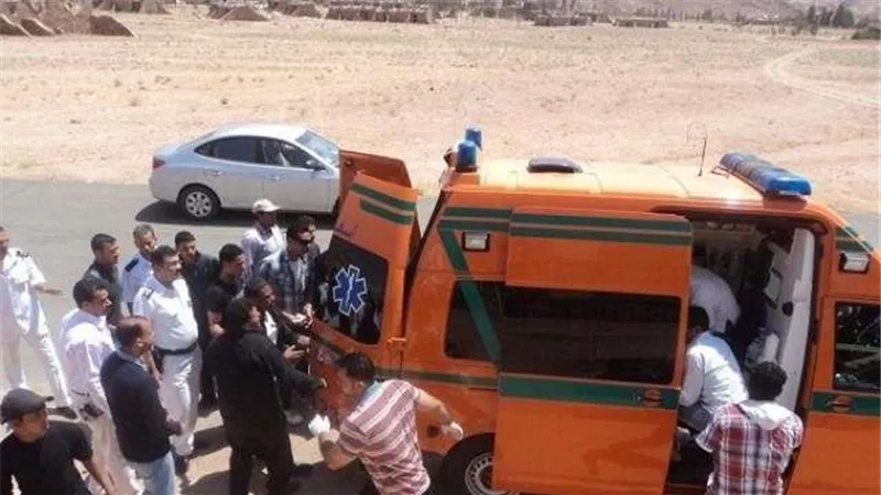 إصابة سائق توك توك في حادث تصادم بأرض اللواء