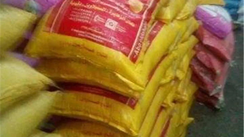 مباحث التموين تضبط 9 طن ارز وسكر مجهولى المصدر (صور)