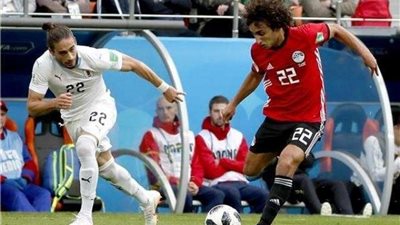 شوط أول سلبي بين منتخب مصر وأوروجواي