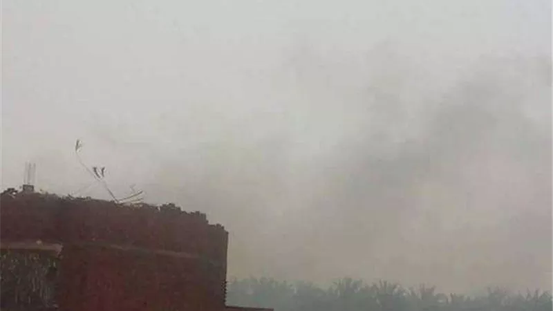 نشوب حريق بإحدى الأحياء السكنية والزراعية بالوادي الجديد