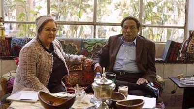 دلال عبد العزيز تتزوج من عادل إمام فى فلانتينو