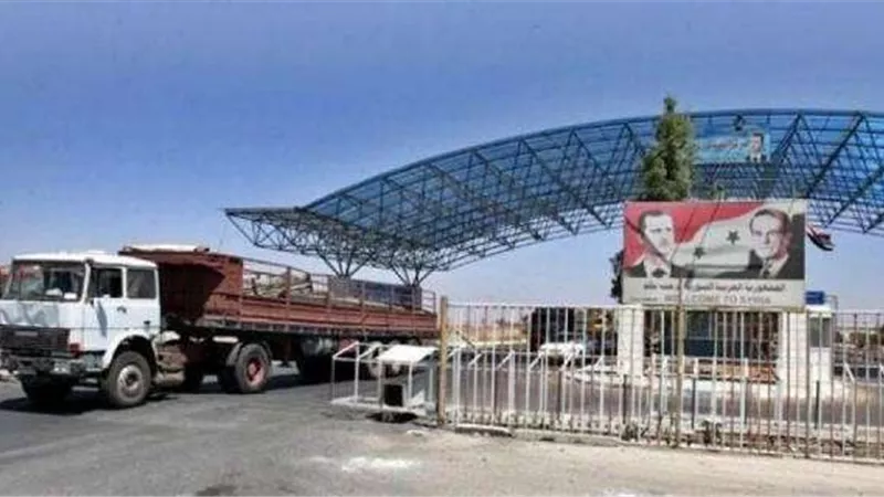 مدرعات روسية تقترب من معبر نصيب الحدودي بين سوريا والأردن