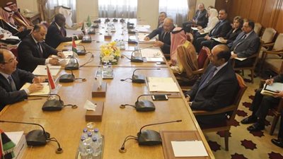 بالصور.. اجتماع وزراء الخارجية العرب لمناقشة القضية الفلسطينية