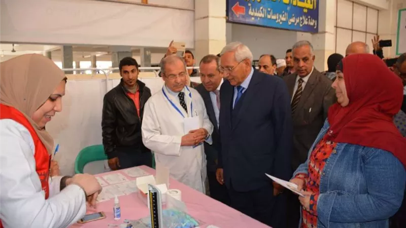 الكشف علي مليون شخص في ١٠٠ مليون صحة بالدقهلية