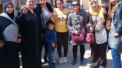 زيادة الإقبال على لجان الانتخابات بأشمون