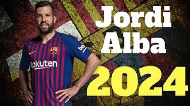 برشلونة يمدد عقد جوردي ألبا حتى 2024