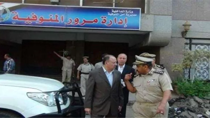 ضبط 1355 مخالفة متنوعة في حملة مرورية مكبرة بالمنوفية