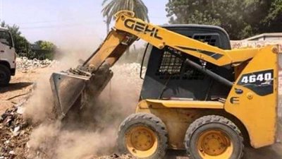 إزالة 13 حالة تعدي علي الأرض الزراعية فى حملة بسوهاج