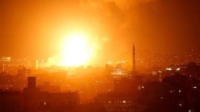شاهد.. قصف الاحتلال الإسرائيلى على غزة