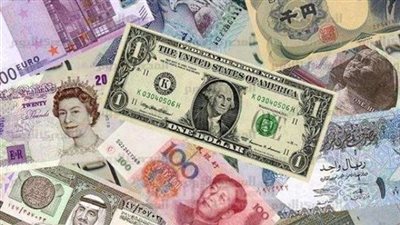 استقرار أسعار العملات الأجنبية أمام الجنيه اليوم