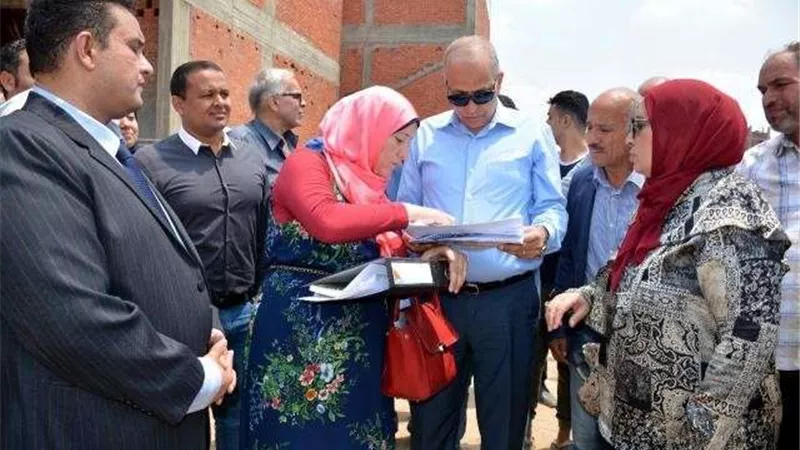 بالصور .. محافظ القليوبية يتفقد عدد من المشروعات القومية
