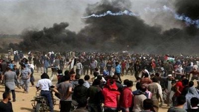 «الحرية والحياة».. سلاح الفلسطينيين في مسيرة العودة
