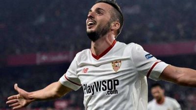 سارابيا يتقدم لإشبيلية على برشلونة بهدف