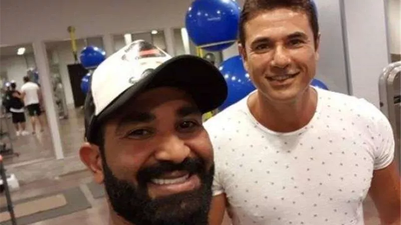 أحمد سعد ينشر صورته مع عز: «وش الخير»