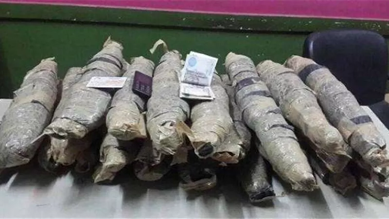 ضبط عاطل بحوزته 50 كيلو بانجو بالإسماعيلة
