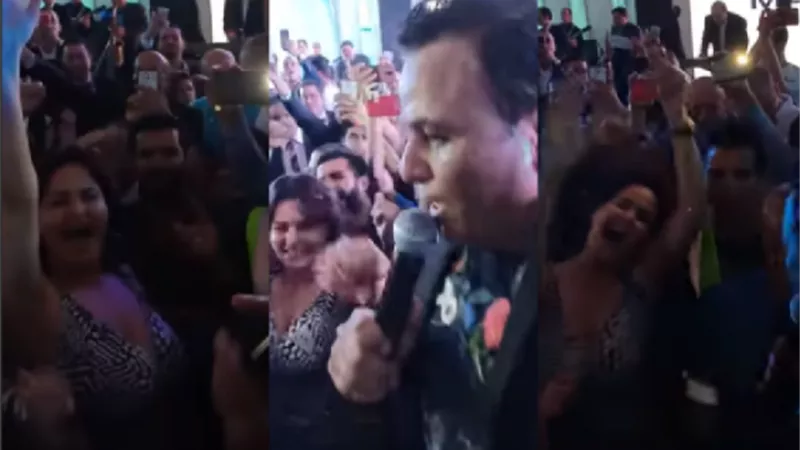 بالفيديو.. سما المصري تُطارد محمد فؤاد في حفله الأخير