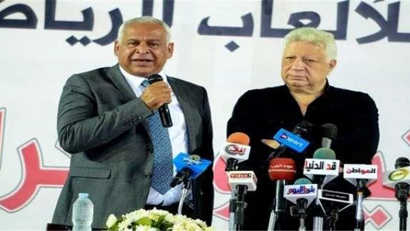 فرج عامر يحضر مؤتمر الزمالك كرئيس لحنة الشباب والرياضة بالبرلمان